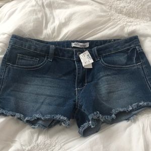 Denim shorts